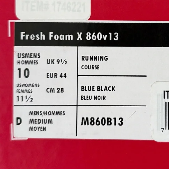 NIB •New Balance Fresh Foam X 860v13 Size 10 - Picture 6 of 6